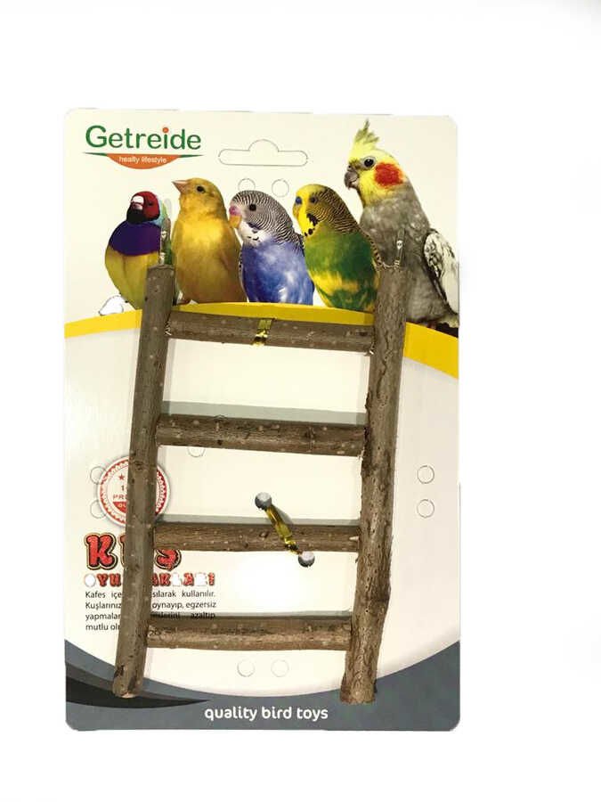 Getreide 3006a Doğal Ahşap 4 Basamaklı Merdiven 20x9cm