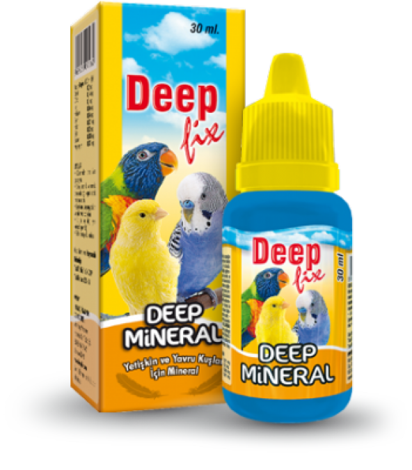Deep Mineral Kuşlar için Mineral 30ml