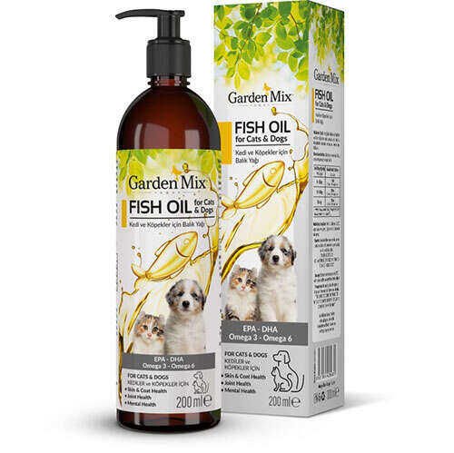 Garden Mix  Kedi ve Köpek Somon Yağı 200Ml