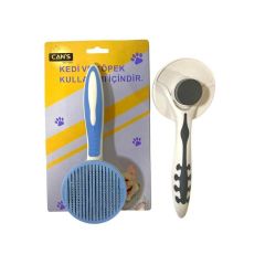 Cans SY0042 İnce Telli Yuvarlak Basmalı Tarak 20 x 8 cm
