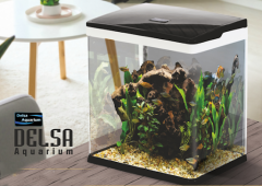 Akvaryum K320  32x22x32cm Dokunmatik Led 3 Renk 7 Mod