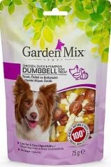 Gardenmix Tavuk Ördek Ve Balkabaklı Dambıl  Köpek Ödül 75 gr