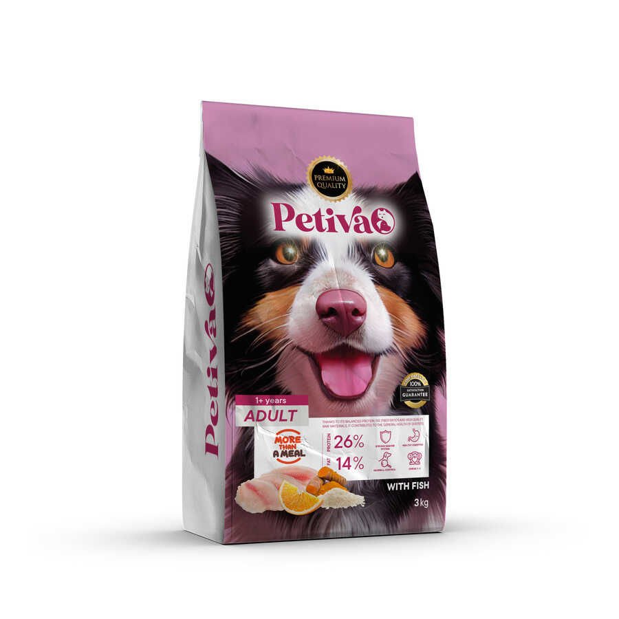 PETİVA YETİŞKİN KÖPEK BALIK  ETLİ 3 KG