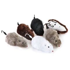 Nunbell Kedi Oyuncağı Kurmalı  Peluş  Fare 12cm