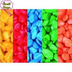 REF-191 Gökkuşağı Fanus Çakılı 10 mm 350 gr 30 lu Paket