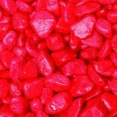REF-168 Kırmızı Fanus Çakılı 350 gr 15 li Paket