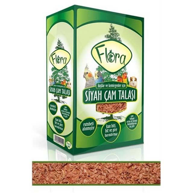 Flora Siyah Çam Talaşı 50 gr 6 lı