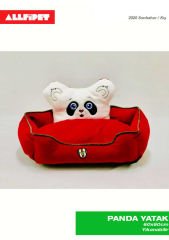 Panda Kafalı Yatak Yıkanabilir Fermuarlı