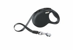 Flexi New Classic 3 m Şerit Tasma XS Siyah