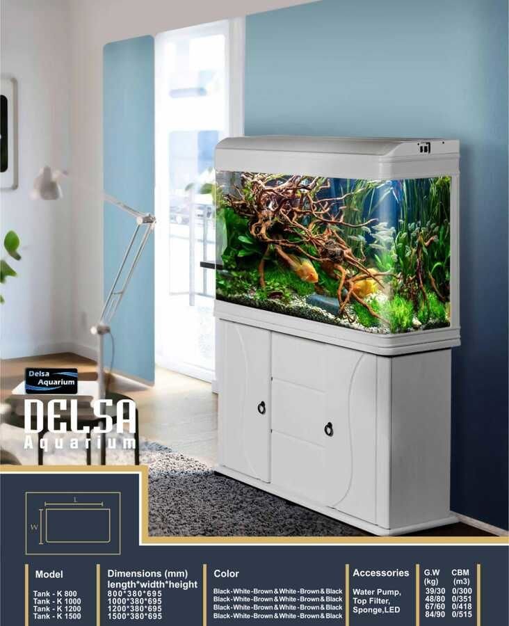 Akvaryum K800  80x38x69cm