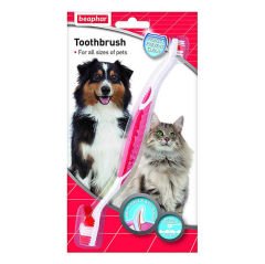 Beaphar İki Uçlu Köpek Diş Fırçası 22 cm