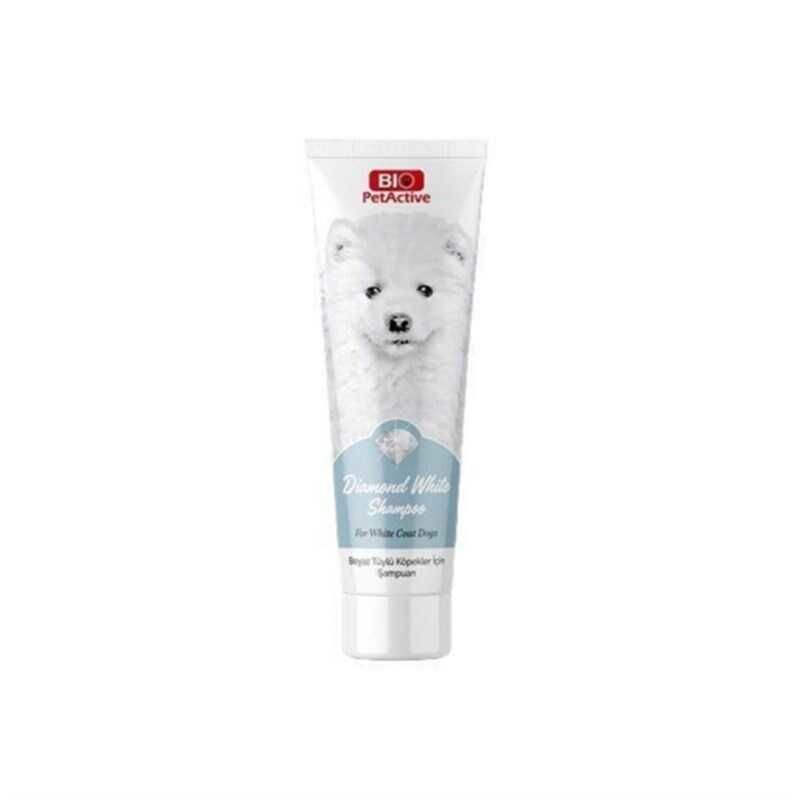 BioPetActive Diamond White Beyaz Tüylü Köpek Şampuanı 250ml