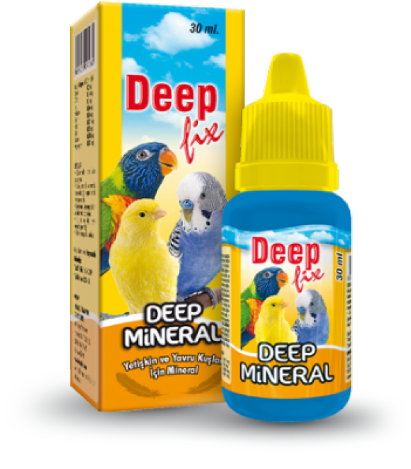 Deep Mineral Kuşlar için Mineral 30ml