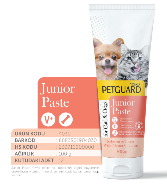 Petguard  Junior Kedi Köpek Paste 100gr