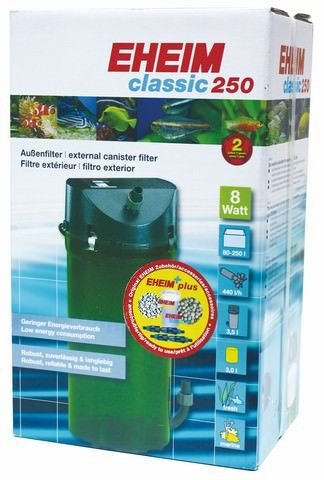 Eheim CLassic 250 2213-02 Dış Filtre 8 W  250 L-440 L/s Musluklu