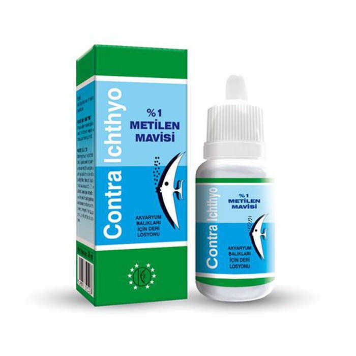 Contra  Ichthyo (%1 Metilen Mavisi) Deri Losyonu 30ml