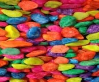 Renkli Çakıl Orta 1kg 20li