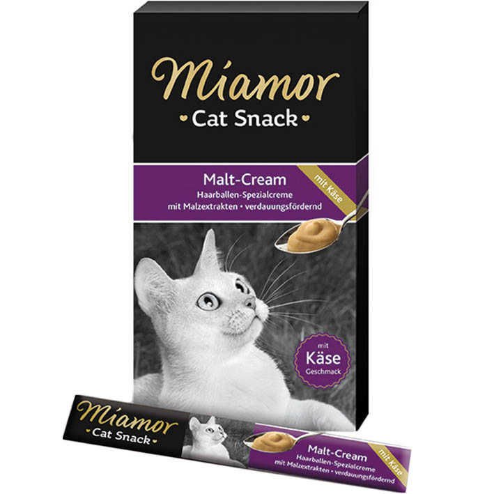 Miamor Cat Cream Malt-Kase Malt Mayası ve Peynirli Kedi Ödülü 6x15g