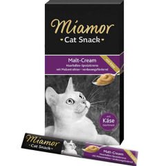 Miamor Cat Cream Malt-Kase Malt Mayası ve Peynirli Kedi Ödülü 6x15g