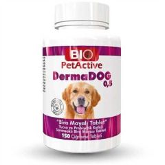 BioPetActive DermaDog Sarımsak Tablet 150 li KüçüK Irk 75gr
