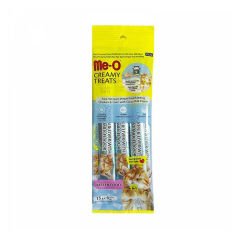 Me-o Creamy Kitten Tavuk Ciğerli Keçi Sütlü Krema Sıvı  4x15gr