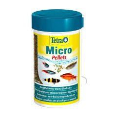 Tetra Micro Pellets - Küçük Ağızlı Tropikal Balık Yemi 46g/100 ml