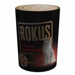 Rokus Dana Etli  Kedi KOnserve Maması 410g